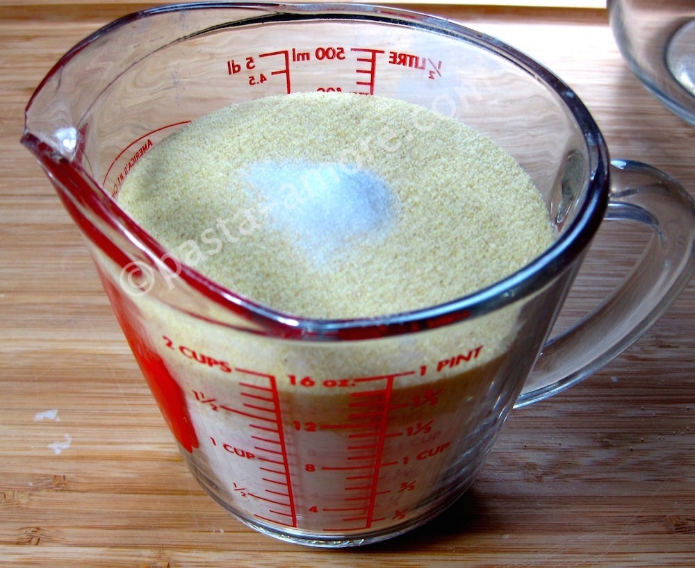 blended semolina & all purpose flour