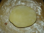 basic pasta dough rolled out