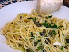 Aglio Olio with Parmigiano