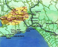 Agro Nocerino Sarnese Map