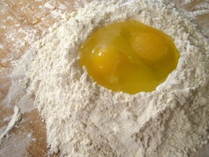 Flour mixed