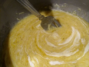 Egg mixture for Carbonara