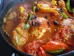 Chicken Cacciatore Simmer
