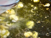 Add just a touch of pasta water