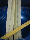 Mafalda Pasta Shape Close up