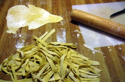 Fresh pasta and pasta tools