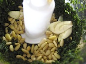 Pesto with Pine nuts and garlic