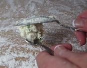 Ricotta Gnocchi in spoon