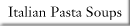 Italian Pasta Soups